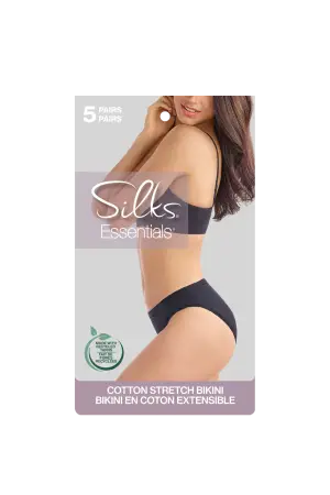 Silks® Essentials® <br>Bikini <br>5 Pairs