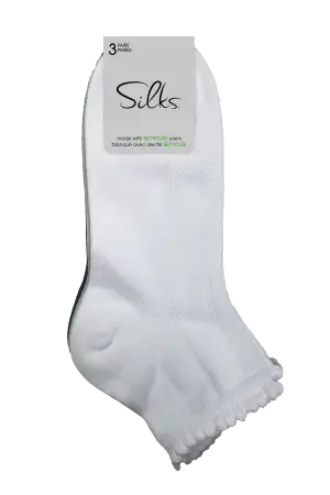 Silks® <br>Scallop Quarter <br>3 Pairs